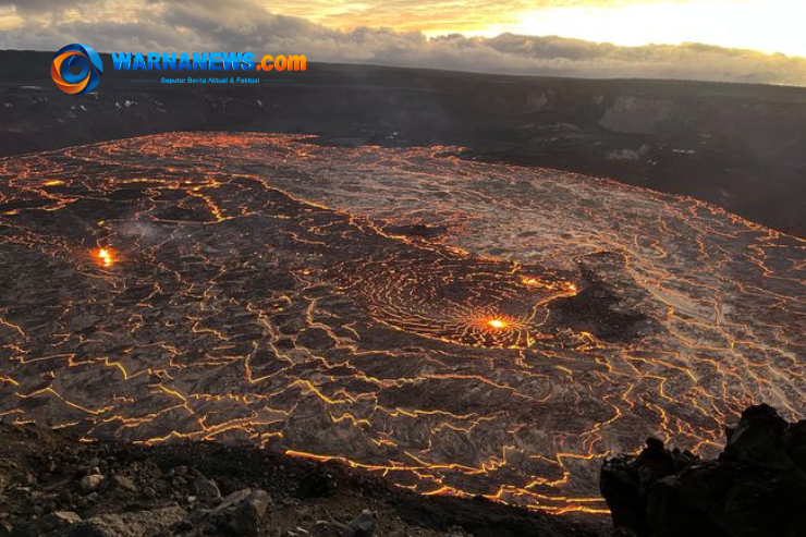 Gunung Berapi Kilauea di Hawaii Kembali Meletus, Pancurkan Lava Mengagumkan